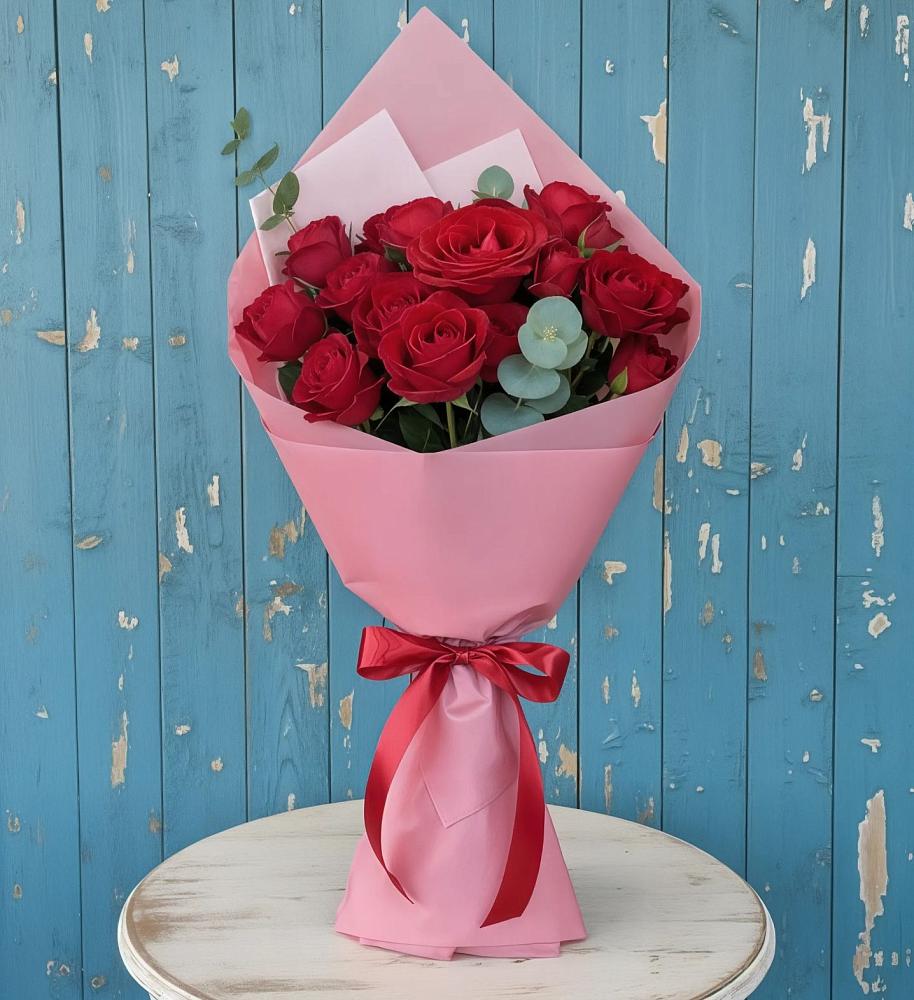 Букет цветов из: Розы в Советском Республики Крым