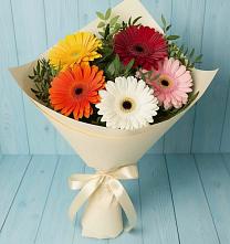 Букет цветов из:  Герберы в Советском Республики Крым