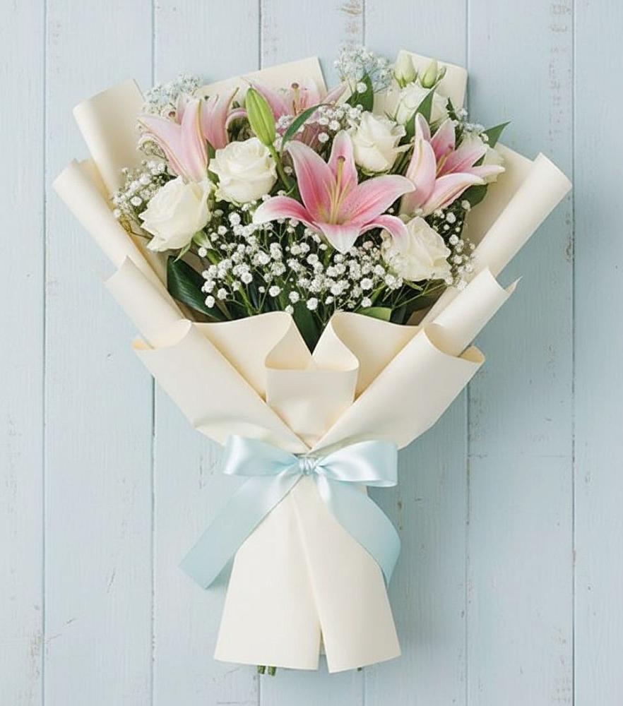 Букет цветов из: Лилии в Советском Республики Крым