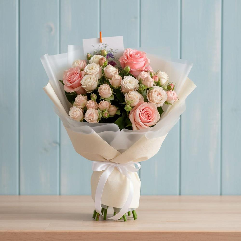 Букет цветов из: Розы в Советском Республики Крым