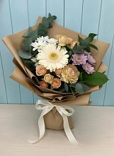 Букет цветов из:  Герберы и Хризантемы в Советском Республики Крым