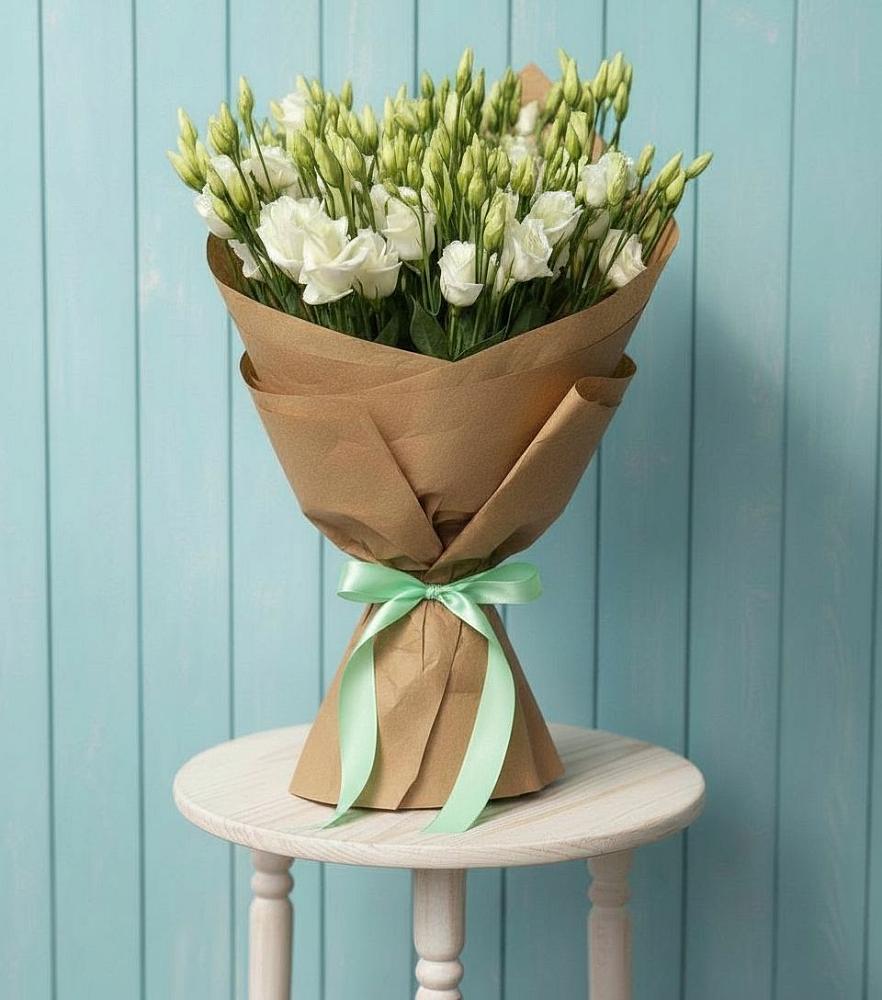 Букет цветов из: Лизиантусы в Советском Республики Крым