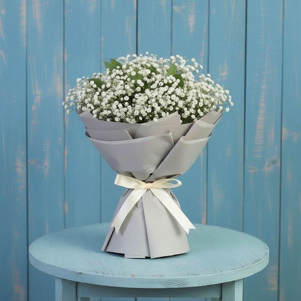 Букет цветов из: Гипсофила в Советском Республики Крым