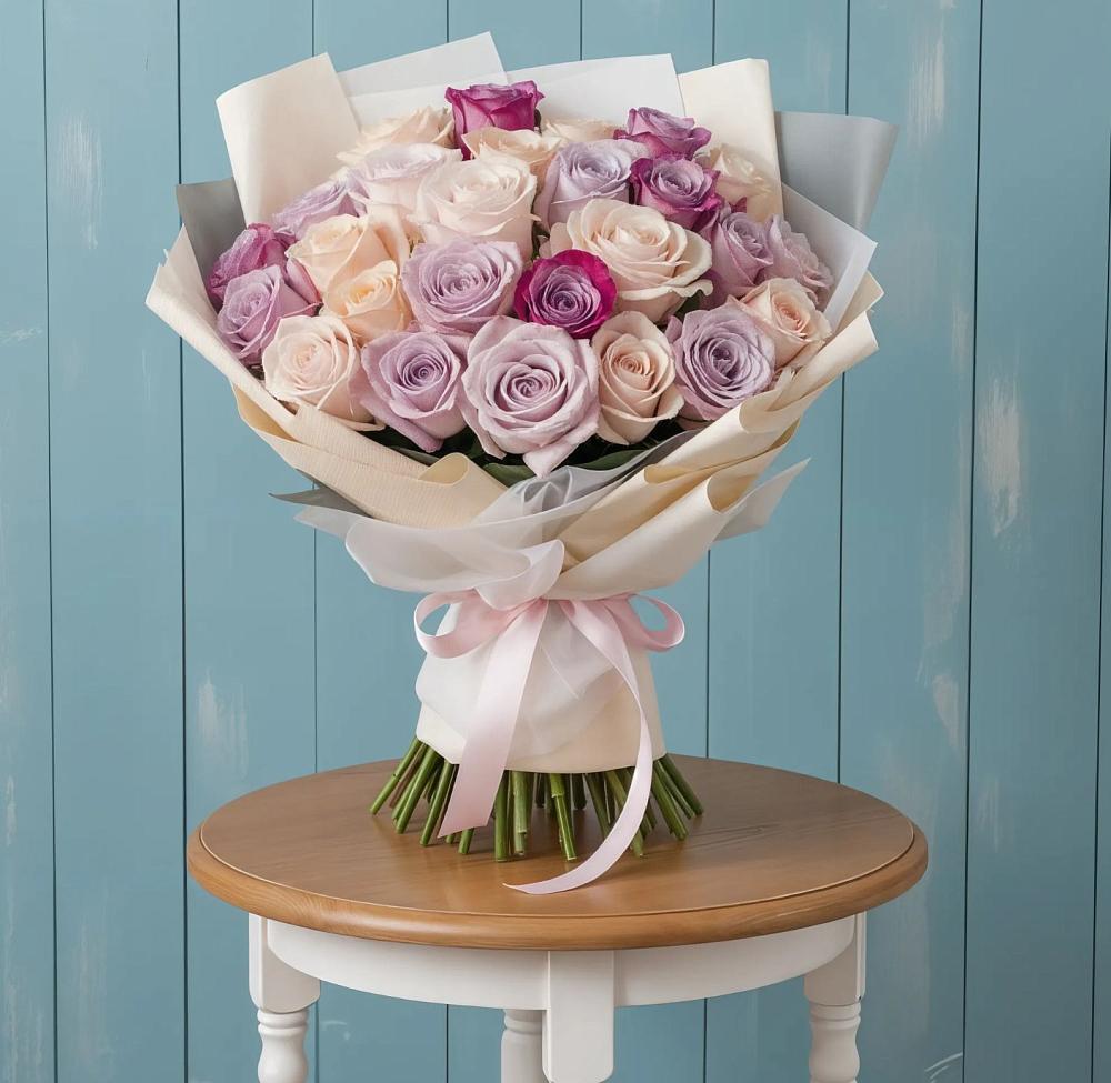 Букет цветов из: Розы в Советском Республики Крым