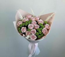 Букет цветов из:  Розы и Хризантемы в Советском Республики Крым