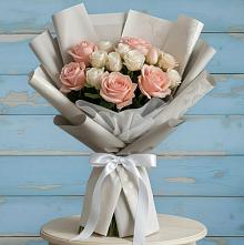 Букет цветов из:  Розы #REPLACE_PRED# Советском Республики Крым