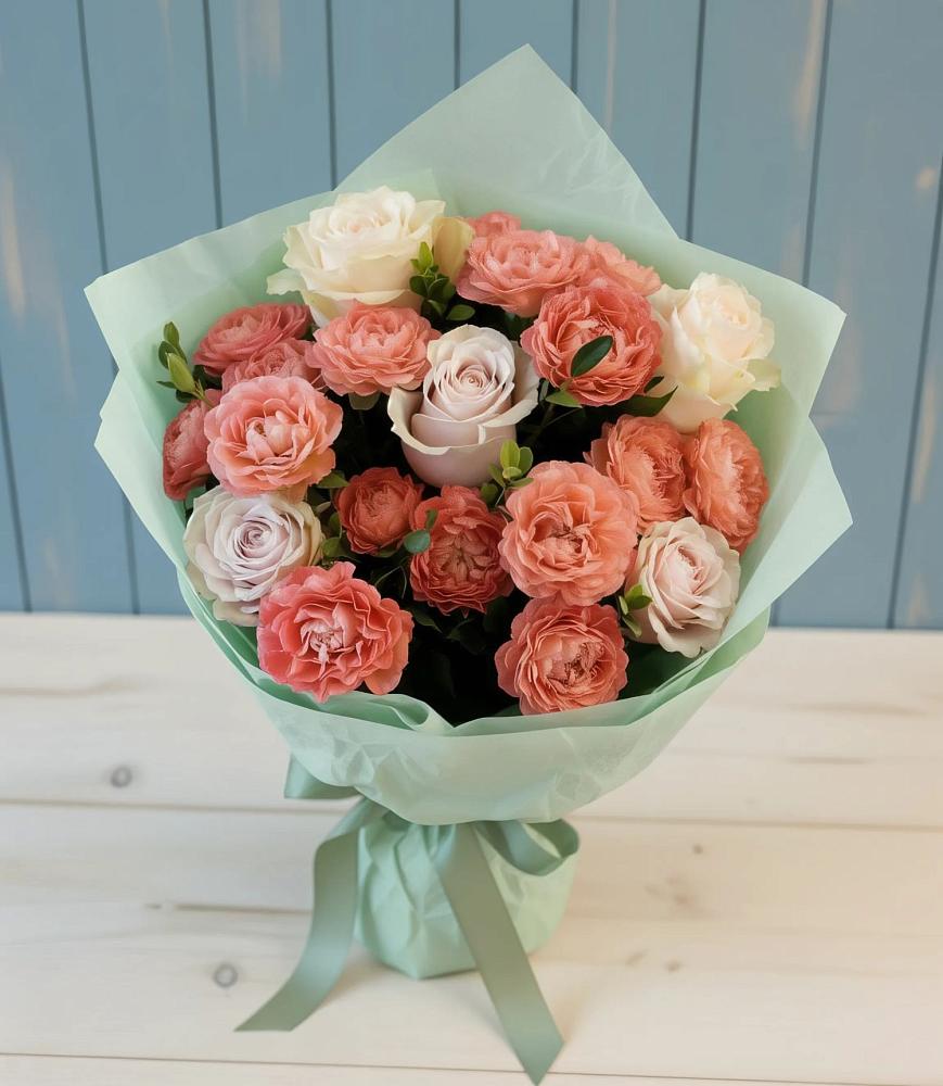 Букет цветов из: Розы в Советском Республики Крым